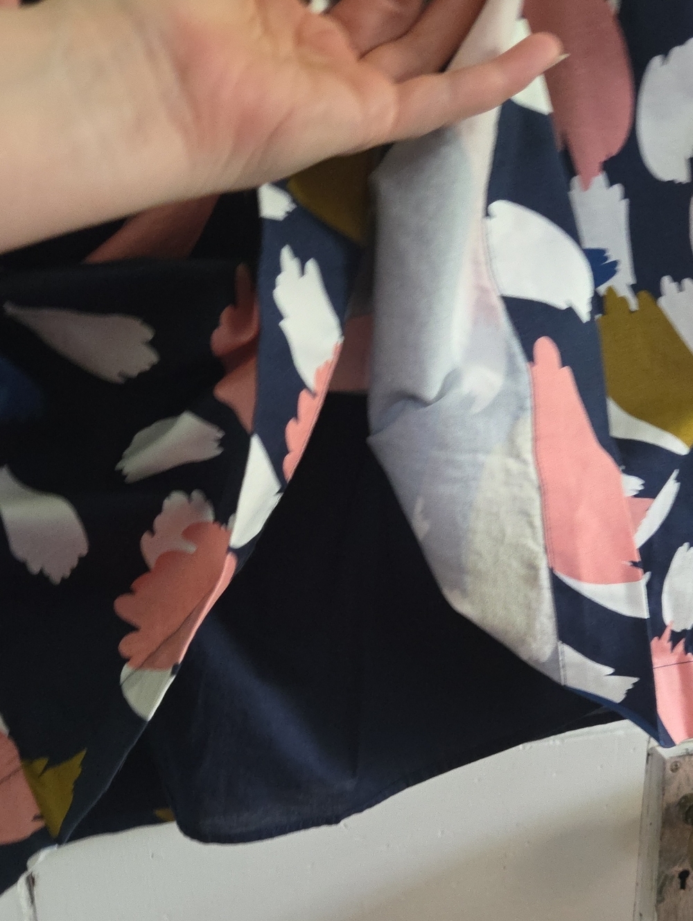 Boden Paint Strokes Pleated Skirt - Picture 5 of 9
